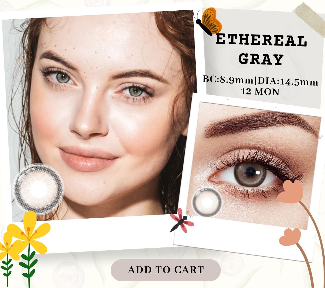 Ethereal Gray Yearly Contact Lenses