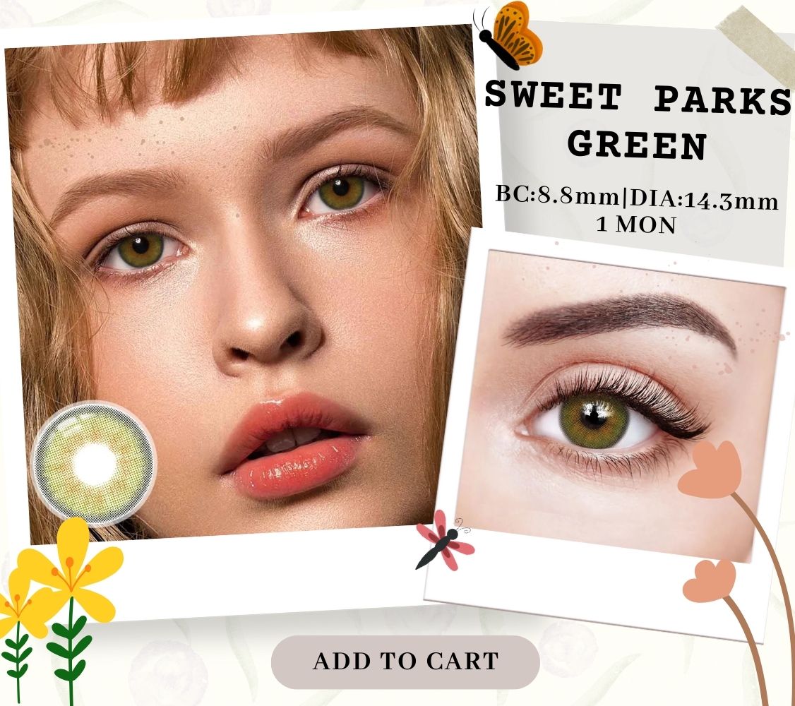 Sweet Parks Green 6 Months Contact Lenses