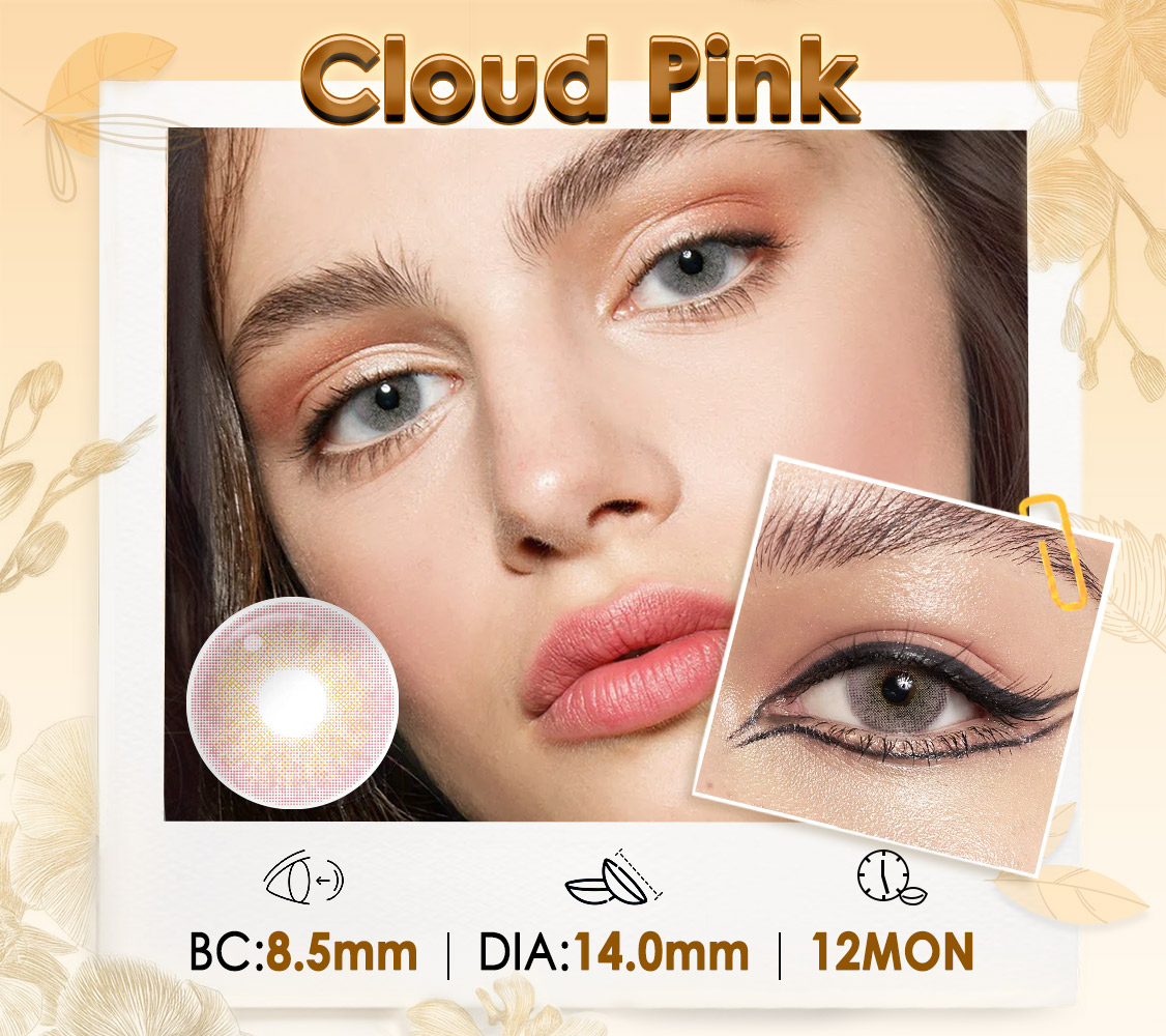 Cloud Pink Contact Lenses