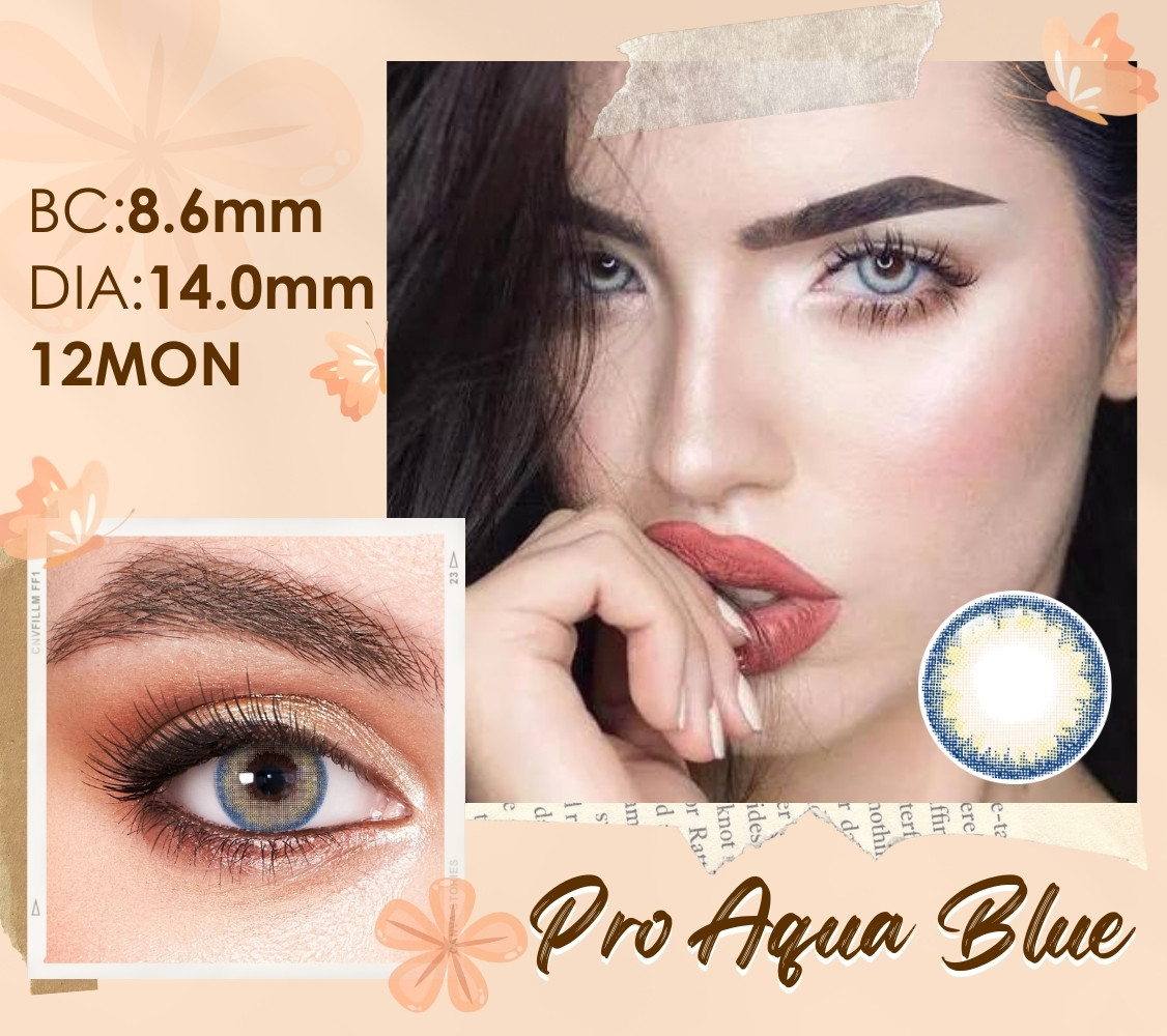 [US Warehouse] Pro Aqua Blue Contact Lenses