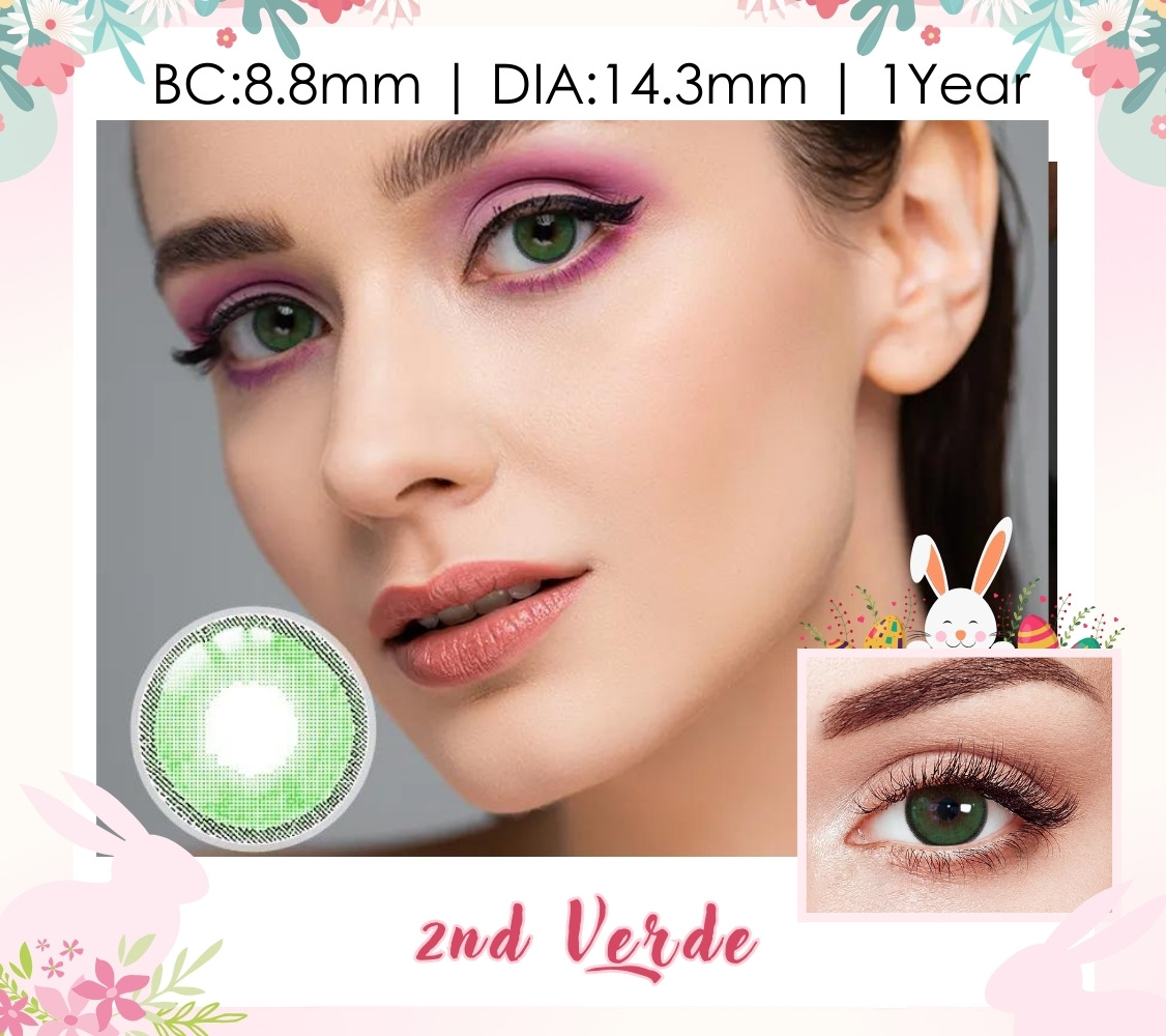 [US Warehouse] 2nd Verde Prescription Contact Lenses