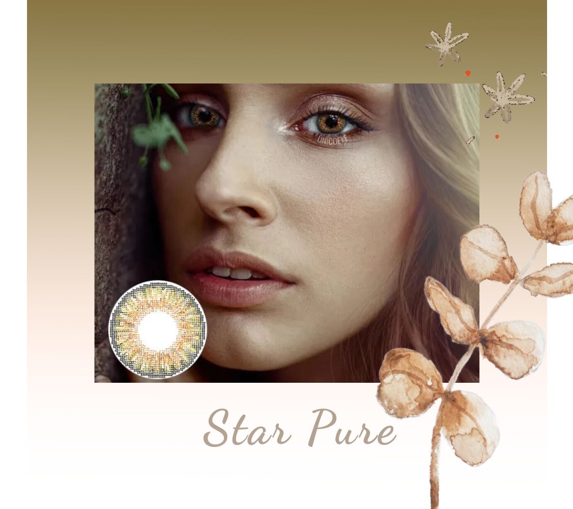 Star Pure Hazel 6 Months Contact Lenses