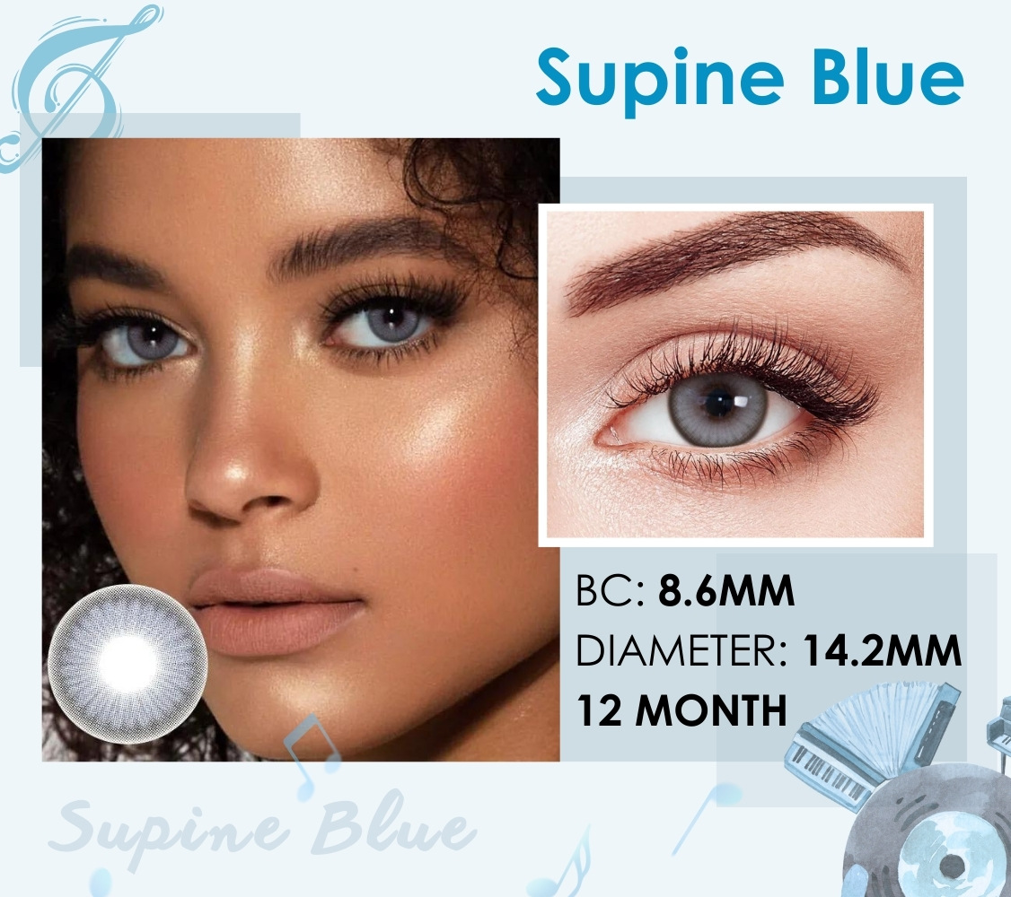 [US Warehouse] Supine Blue Contact Lenses