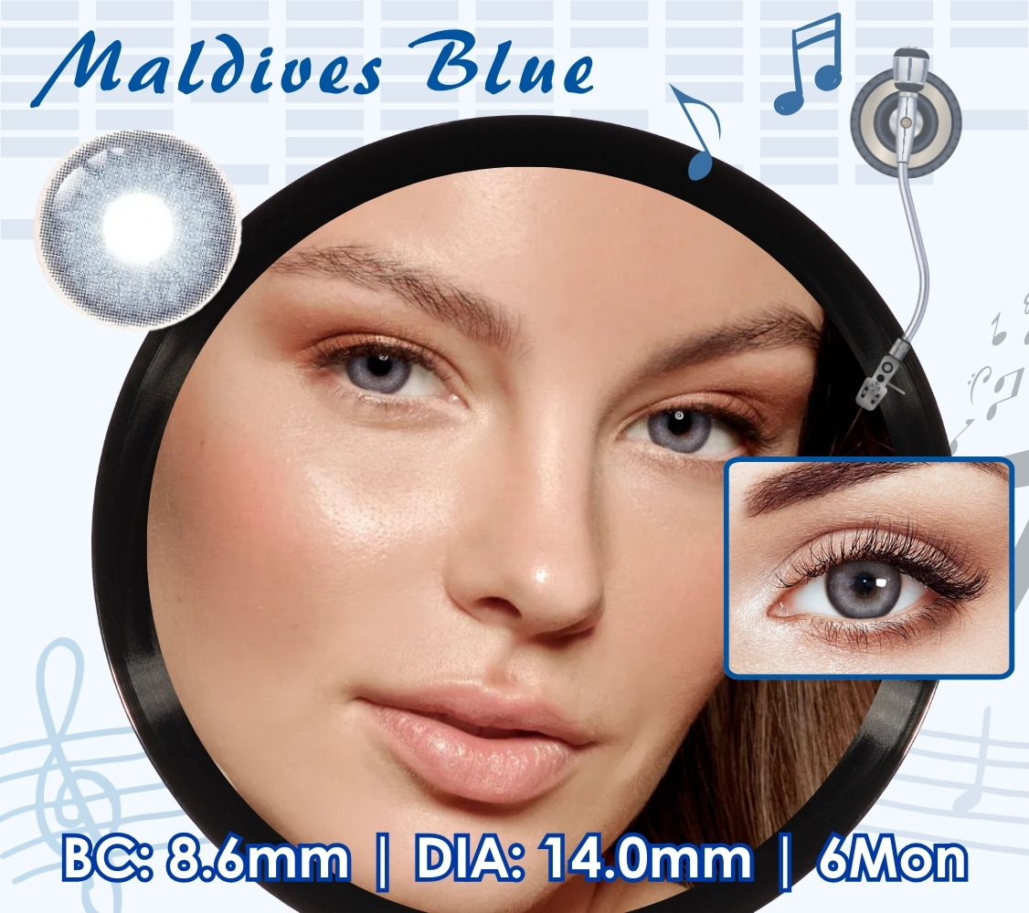 Maldives Blue 6 Months Contact Lenses