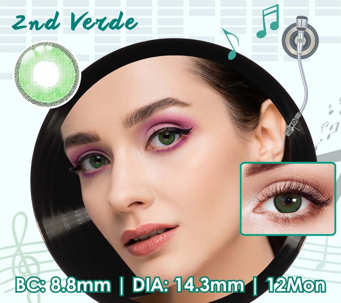 [US Warehouse] 2nd Verde Prescription Contact Lenses