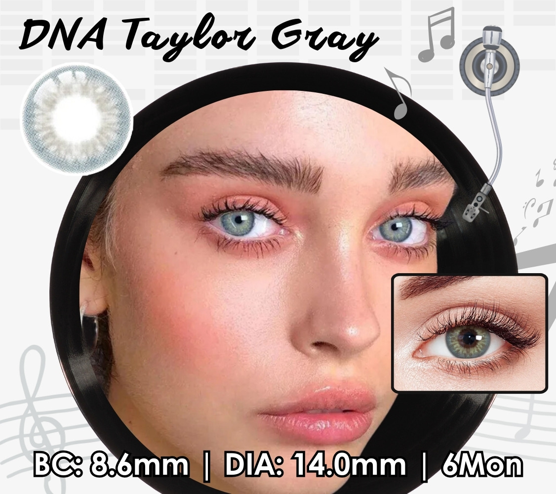 DNA Taylor Gray 6 Months Contact Lenses