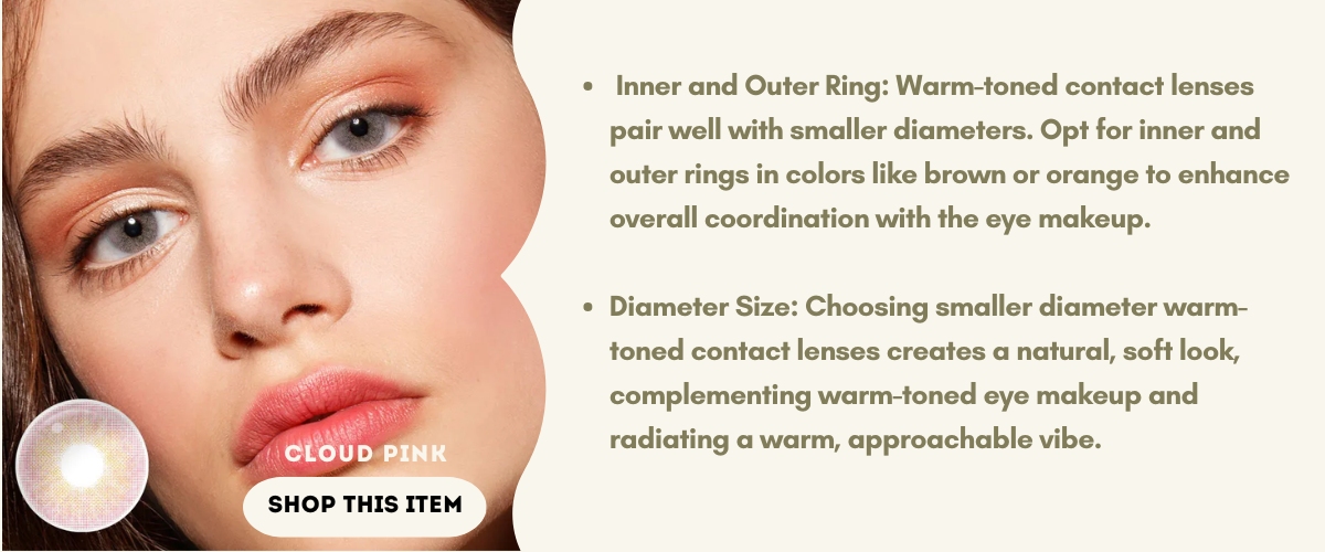 warm-toned eye makeup