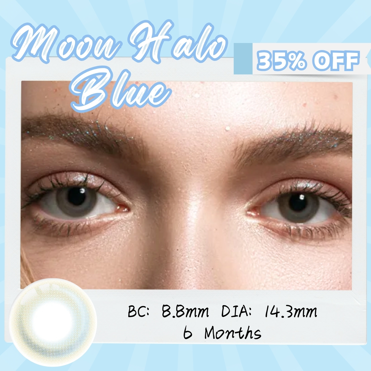 Moon Halo Blue