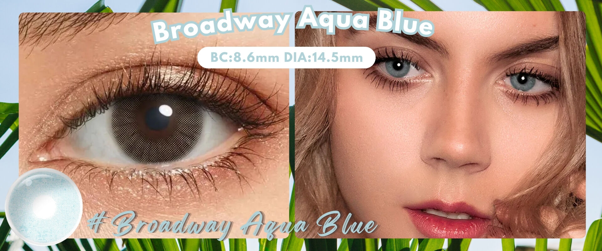 broadway aqua blue