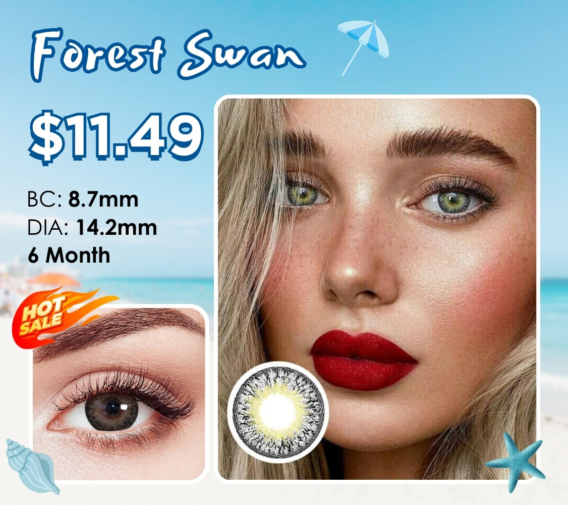 Forest Swan Prescription 6 Months Contact Lenses