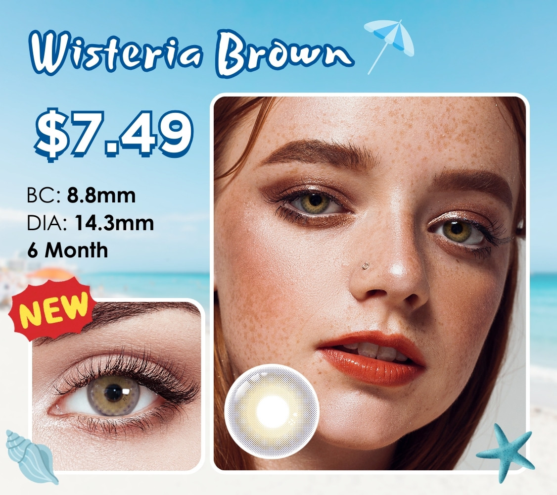 Wisteria Brown 6 Months Contact Lenses