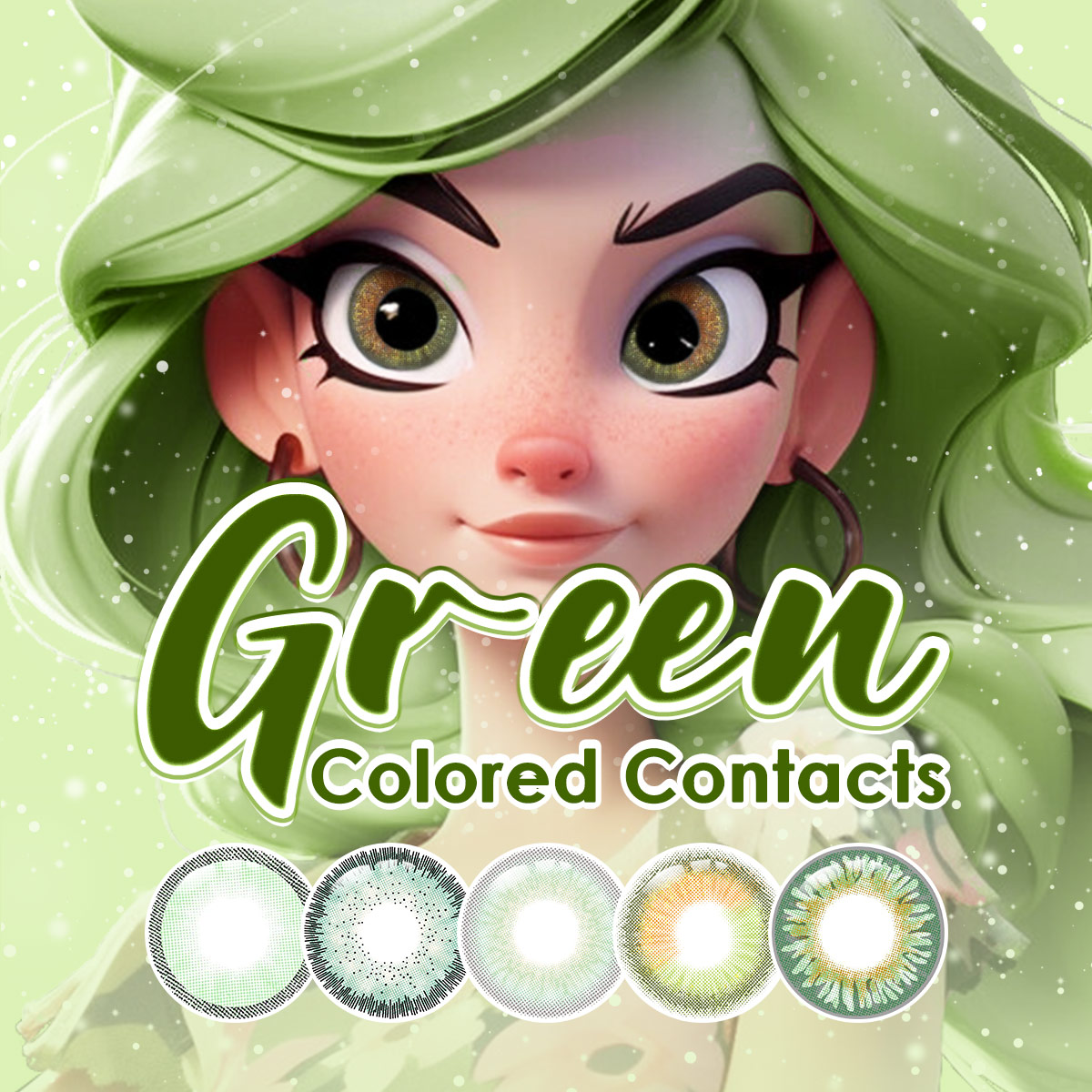 Green Contact Lenses