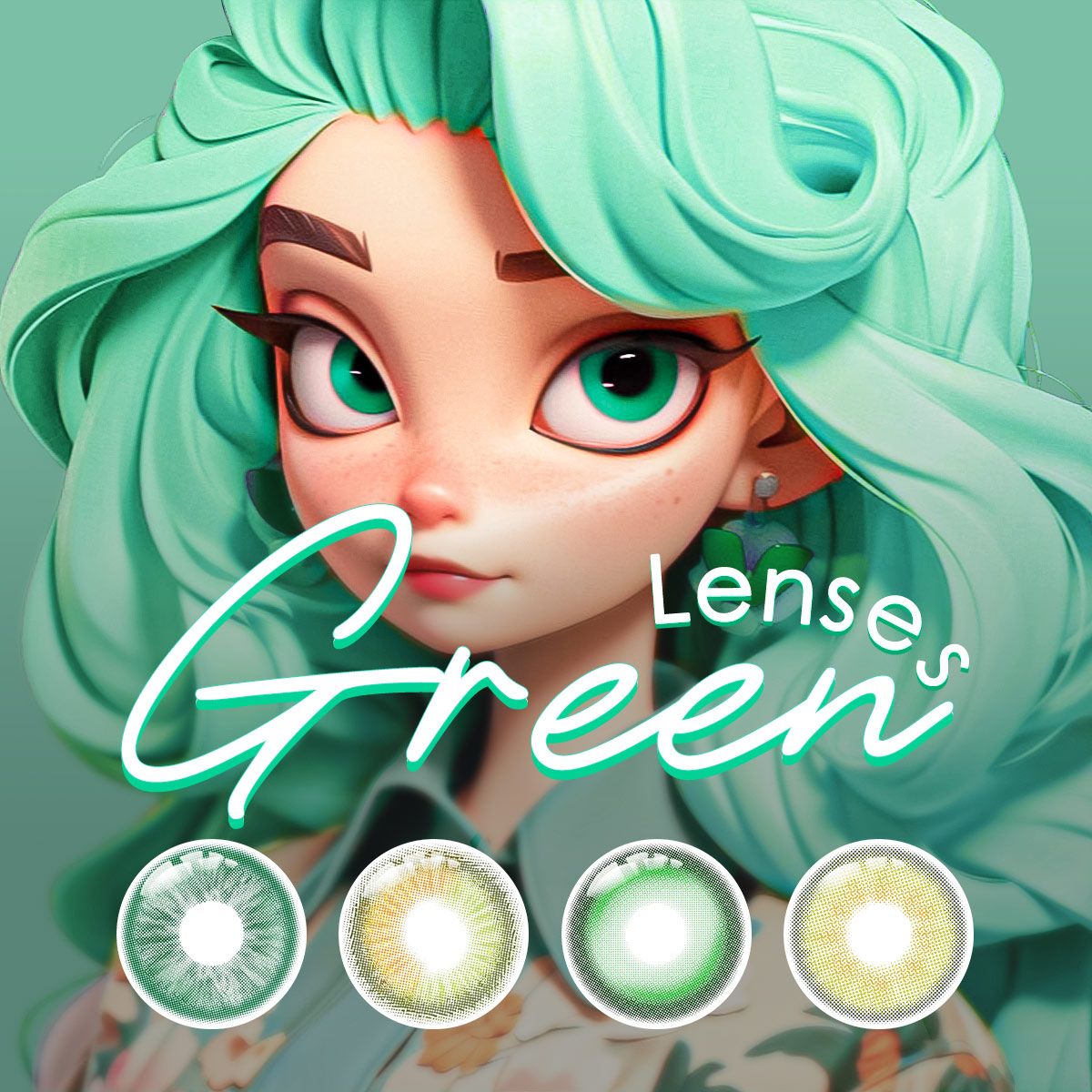 Green Contact Lenses