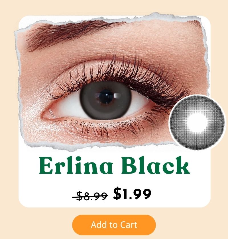 [US Warehouse] Erlina Black Contact Lenses