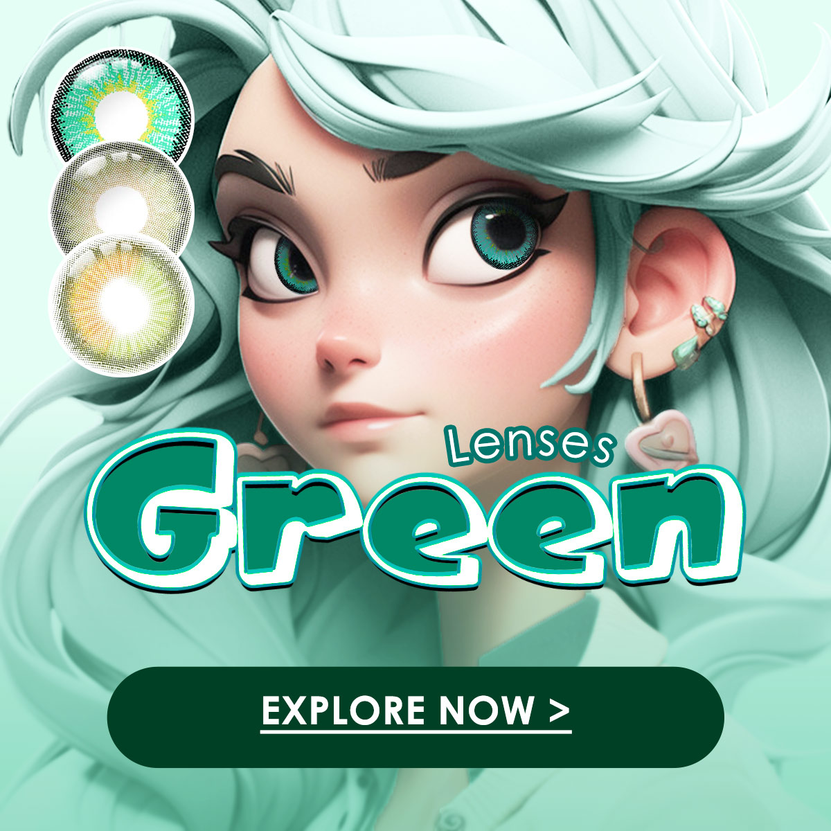 Green Contact Lenses