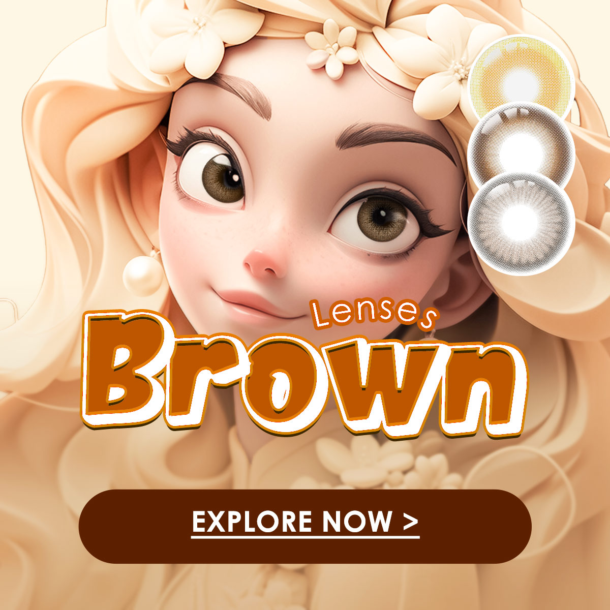 Brown Contact Lenses